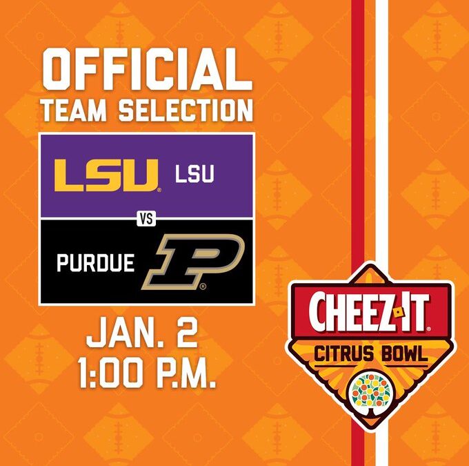Jan 2 2023 – Citrus Bowl – LSU vs Purdue